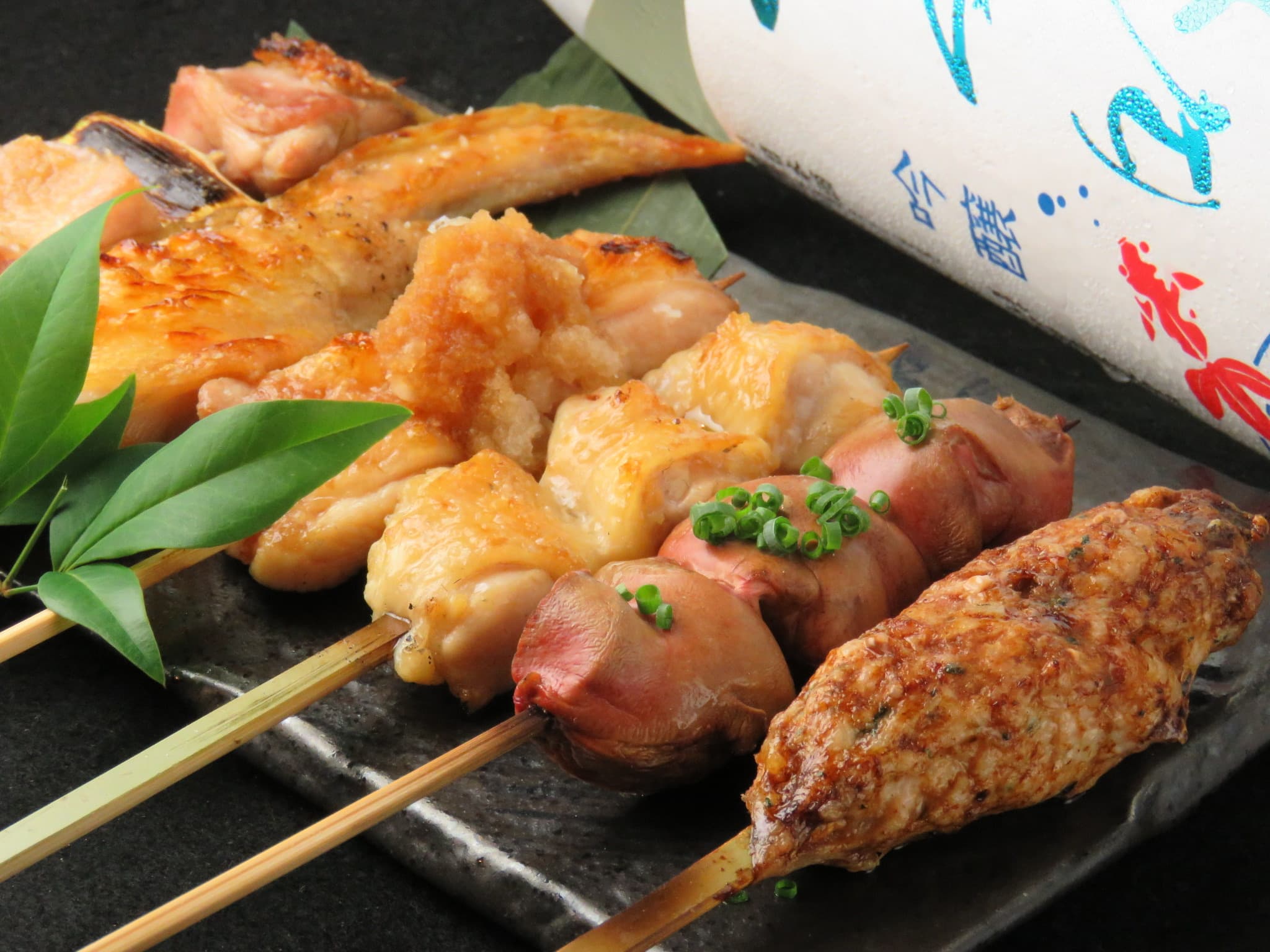 はかた地どりの串焼き