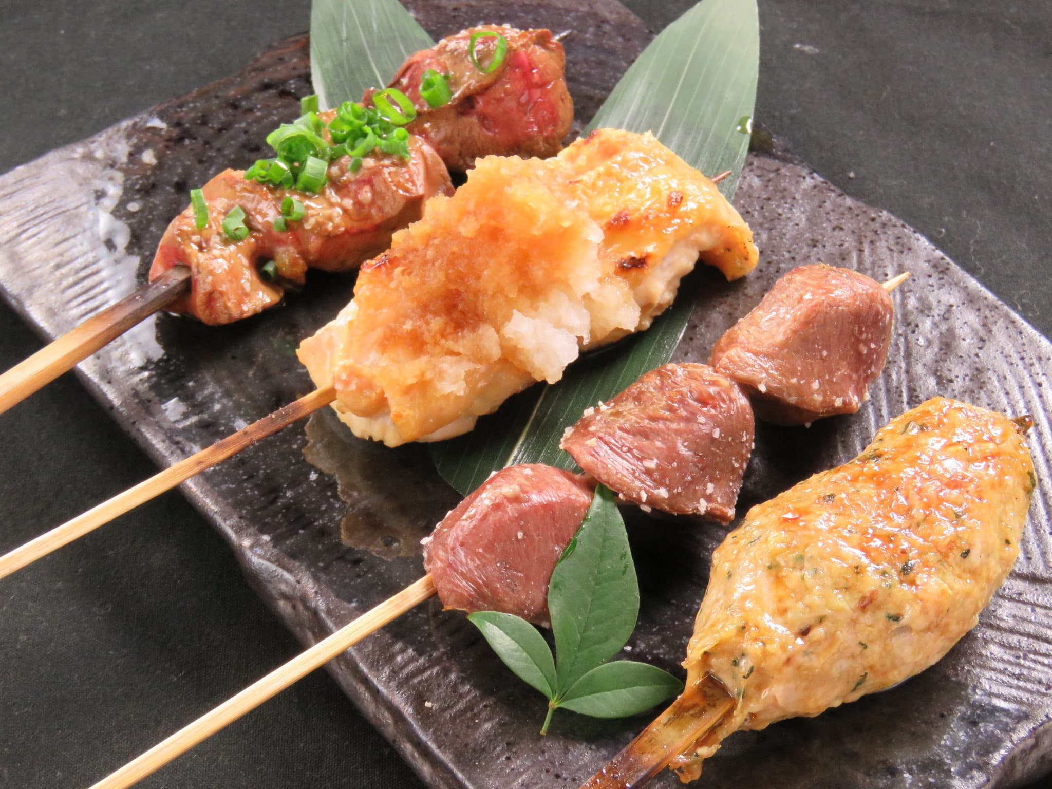 はかた地どりの串焼き